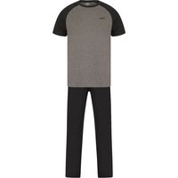 Loungewear Jayce pc Short Sleeve Cotton Loungewear Pyjama Set in Mid Grey Marl Loungewear Jayce pc Short Sleeve Cotton Loungewear Pyjama Set in Mid Grey Marl