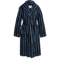 Dressing Gown Men’s Rhineback Striped Soft Fleece Dressing Gown with Tie Belt in Navy Dressing Gown Men’s Rhineback Striped Soft Fleece Dressing Gown with Tie Belt in Navy