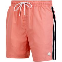 Swim Shorts Lamia Twill Microfibre Swim Shorts with Side Stripes In Flamingo Plume Swim Shorts Lamia Twill Microfibre Swim Shorts with Side Stripes In Flamingo Plume