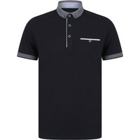 Polo Shirts Riddle Stretch Cotton Jersey Button Down Collar Polo Shirt in Sky Captain Navy – Kensington Eastside Polo Shirts Riddle Stretch Cotton Jersey Button Down Collar Polo Shirt in Sky Captain Navy – Kensington Eastside