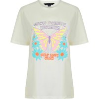 Shirts Butterfly Graphic Motif Cotton Jersey Crew Neck Shirt in Cream – Weekend Vibes Shirts Butterfly Graphic Motif Cotton Jersey Crew Neck Shirt in Cream – Weekend Vibes
