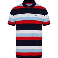 Polo Shirts Rural Yarn Dyed Striped Cotton Pique Polo Shirt in Chinese Red – Le Shark Polo Shirts Rural Yarn Dyed Striped Cotton Pique Polo Shirt in Chinese Red – Le Shark