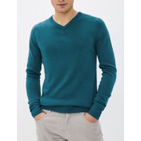 Jumpers Kasso Soft V Neck Jumper In Kingfisher Blue – Kensington Eastside Jumpers Kasso Soft V Neck Jumper In Kingfisher Blue – Kensington Eastside