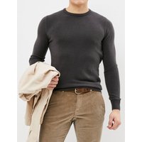 Jumpers Olsen Soft Cashmillon Crew Neck Jumper In Ebony Grey – Kensington Eastside Jumpers Olsen Soft Cashmillon Crew Neck Jumper In Ebony Grey – Kensington Eastside
