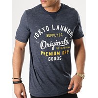Shirts Breakstone Motif Print Cotton Slub Shirt In Iris Navy Shirts Breakstone Motif Print Cotton Slub Shirt In Iris Navy