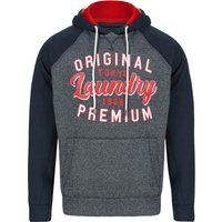 Hoodies Sweatshirts Surround Raglan Sleeve Brushback Fleece Pullover Hoodie in Navy Grindle Hoodies Sweatshirts Surround Raglan Sleeve Brushback Fleece Pullover Hoodie in Navy Grindle