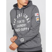 Hoodies Sweatshirts Timberfield Pullover Hoodie With Patches In Charcoal Hoodies Sweatshirts Timberfield Pullover Hoodie With Patches In Charcoal