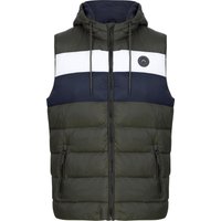 Coats Jackets Therius Micro Fleece Lined Quilted Puffer Gilet with Hood in Sky Captain Navy Coats Jackets Therius Micro Fleece Lined Quilted Puffer Gilet with Hood in Sky Captain Navy