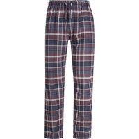 Loungewear Leslie Checked Brush Flannel Cotton Lounge Pants in Port Royale Navy Loungewear Leslie Checked Brush Flannel Cotton Lounge Pants in Port Royale Navy