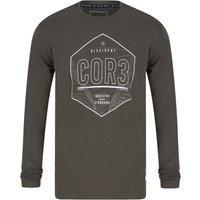 Long Sleeve Tops Bridge Graphic Motif Cotton Jersey Long Sleeve Top in Raven Grey Old – Dissident Long Sleeve Tops Bridge Graphic Motif Cotton Jersey Long Sleeve Top in Raven Grey Old – Dissident
