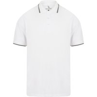 Polo Shirts Kayan Basic Cotton Pique Polo Shirt With Tipping in Optic White – South Shore Polo Shirts Kayan Basic Cotton Pique Polo Shirt With Tipping in Optic White – South Shore