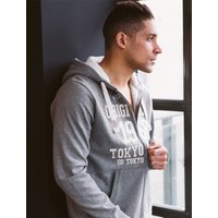 Hoodies Sweatshirts Baracoa Point Zip Through Hoodie in Mid Grey Marl Hoodies Sweatshirts Baracoa Point Zip Through Hoodie in Mid Grey Marl