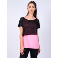 Shirts Pendra in Mesh Layer Sports Top in Black Active Shirts Pendra in Mesh Layer Sports Top in Black Active