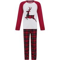 Loungewear Boy’s Reindeer pc Lounge Set in White Red Black Check – Merry Christmas Kids -yrs – Loungewear Boy’s Reindeer pc Lounge Set in White Red Black Check – Merry Christmas Kids -yrs –