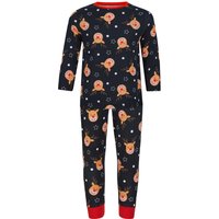 Loungewear Boy’s Rudolph Repeat Motif PC Lounge Pyjama Set in Navy – Merry Christmas Kids -yrs – Loungewear Boy’s Rudolph Repeat Motif PC Lounge Pyjama Set in Navy – Merry Christmas Kids -yrs –