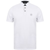 Polo Shirts Klaxon Textured Cotton Jersey Polo Shirt in Optic White – Dissident Polo Shirts Klaxon Textured Cotton Jersey Polo Shirt in Optic White – Dissident