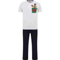 Loungewear Men’s Rudolph Pocket pc Lounge Pyjama Set in White Navy – Merry Christmas Loungewear Men’s Rudolph Pocket pc Lounge Pyjama Set in White Navy – Merry Christmas