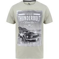 Shirts Thunderbolt Motif Cotton Jersey Shirt in Desert Sage – South Shore Shirts Thunderbolt Motif Cotton Jersey Shirt in Desert Sage – South Shore