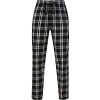 Loungewear Bennett Brushed Flannel Woven Checked Cotton Lounge Pants in Jet Black Loungewear Bennett Brushed Flannel Woven Checked Cotton Lounge Pants in Jet Black