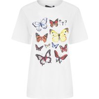 Shirts Book Fly Motif Cotton Crew Neck Shirt in Snow White – Weekend Vibes M Shirts Book Fly Motif Cotton Crew Neck Shirt in Snow White – Weekend Vibes M
