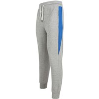 Sweatpants Diablo Pant Cuffed Joggers with Colour Block Side Panels In Light Grey Marl Sweatpants Diablo Pant Cuffed Joggers with Colour Block Side Panels In Light Grey Marl