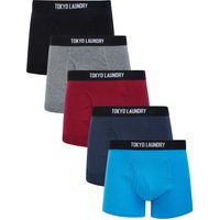 Mens Underwear Koman Pack Cotton Sports Boxer Shorts Set in Multi-Colour Mens Underwear Koman Pack Cotton Sports Boxer Shorts Set in Multi-Colour