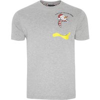 Shirts Yellow Snow Novelty Christmas Shirt with Chest Pocket In Light Grey Marl Shirts Yellow Snow Novelty Christmas Shirt with Chest Pocket In Light Grey Marl