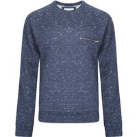 Hoodies Sweatshirts Mens Bryan Slub Sweatshirt in Navy Space Dye Hoodies Sweatshirts Mens Bryan Slub Sweatshirt in Navy Space Dye
