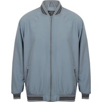 Coats Jackets Frewin Striped Ribbed Detail Bomber Jacket in Airforce – Kensington Eastside Coats Jackets Frewin Striped Ribbed Detail Bomber Jacket in Airforce – Kensington Eastside