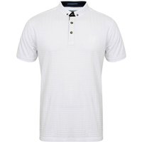 Polo Shirts Atherstone Jacquard Jersey Polo Shirt in Optic White – Kensington Eastside Polo Shirts Atherstone Jacquard Jersey Polo Shirt in Optic White – Kensington Eastside