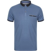 Polo Shirts Cullum Pique Polo Shirt In Bijou Blue – Le Shark