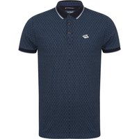 Polo Shirts Hocking Printed Cotton Polo Shirt in Bleached Denim – Le Shark Polo Shirts Hocking Printed Cotton Polo Shirt in Bleached Denim – Le Shark
