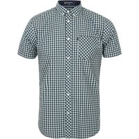 Shirts Varden Gingham Cotton Short Sleeve Shirt In Pale Blue – Le Shark Shirts Varden Gingham Cotton Short Sleeve Shirt In Pale Blue – Le Shark