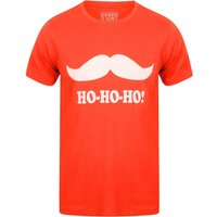 Shirts Ho Ho Ho Novelty Cotton Christmas Shirt in Red – Season’s Greetings
