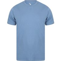 Shirts Kinsley Basic Cotton Crew Neck Shirt In Federal Blue – South Shore Shirts Kinsley Basic Cotton Crew Neck Shirt In Federal Blue – South Shore