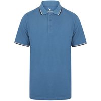 Polo Shirts Osten Basic Cotton Pique Polo Shirt With Tipping in Federal Blue – South Shore Polo Shirts Osten Basic Cotton Pique Polo Shirt With Tipping in Federal Blue – South Shore