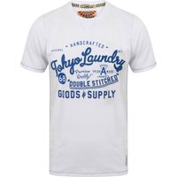 Shirts Bailey Springs Motif Cotton Shirt in Optic White Shirts Bailey Springs Motif Cotton Shirt in Optic White