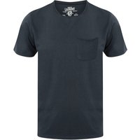 Shirts Zac Crew Neck Cotton Shirt with Pocket In Dress Blue Shirts Zac Crew Neck Cotton Shirt with Pocket In Dress Blue