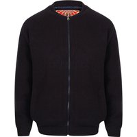 Cardigans Maximo Quilted Lined Knitted Bomber Jacket in Dark Navy Cardigans Maximo Quilted Lined Knitted Bomber Jacket in Dark Navy