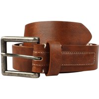 Belt Oxnoble Faux Leather Belt with Debossed Patch In Tan SM Belt Oxnoble Faux Leather Belt with Debossed Patch In Tan SM