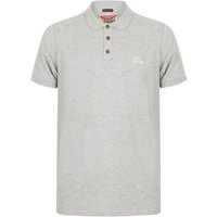 Polo Shirts Roseville Cotton Pique Polo Shirt In Light Grey Marl Polo Shirts Roseville Cotton Pique Polo Shirt In Light Grey Marl