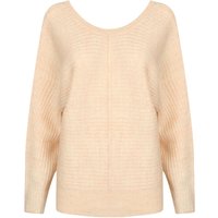 Jumpers Rumba Crew Neck Knitted Jumper with Wide Sleeves in Pink Marl Jumpers Rumba Crew Neck Knitted Jumper with Wide Sleeves in Pink Marl