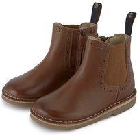 Marlowe Kids Chelsea Boot Tan Burnished Leather