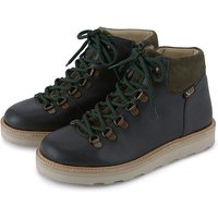 Eddie Ankle-High Hiking Kids Boot Hunter Green Leather