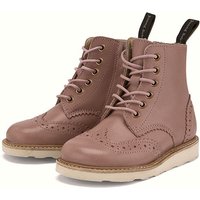 Sidney Brogue Kids Boot Rose Leather Sidney Brogue Kids Boot Rose Leather