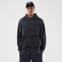 New York Yankees MLB Washed Black Full Zip Hoodie New Era Cap adult unisex New York Yankees MLB Washed Black Full Zip Hoodie New Era Cap adult unisex