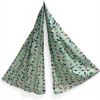 Twitter Bird Printed Rectangle Cotton Scarf