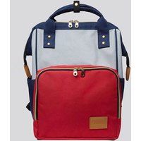 Billie Colour Block Pocket Backpack Red Billie Colour Block Pocket Backpack Red