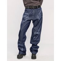 Laser Printed Skull Prisoner Jeans Laser Printed Skull Prisoner Jeans