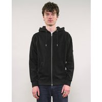 ST Zipped Hoodie in Black ST Zipped Hoodie in Black